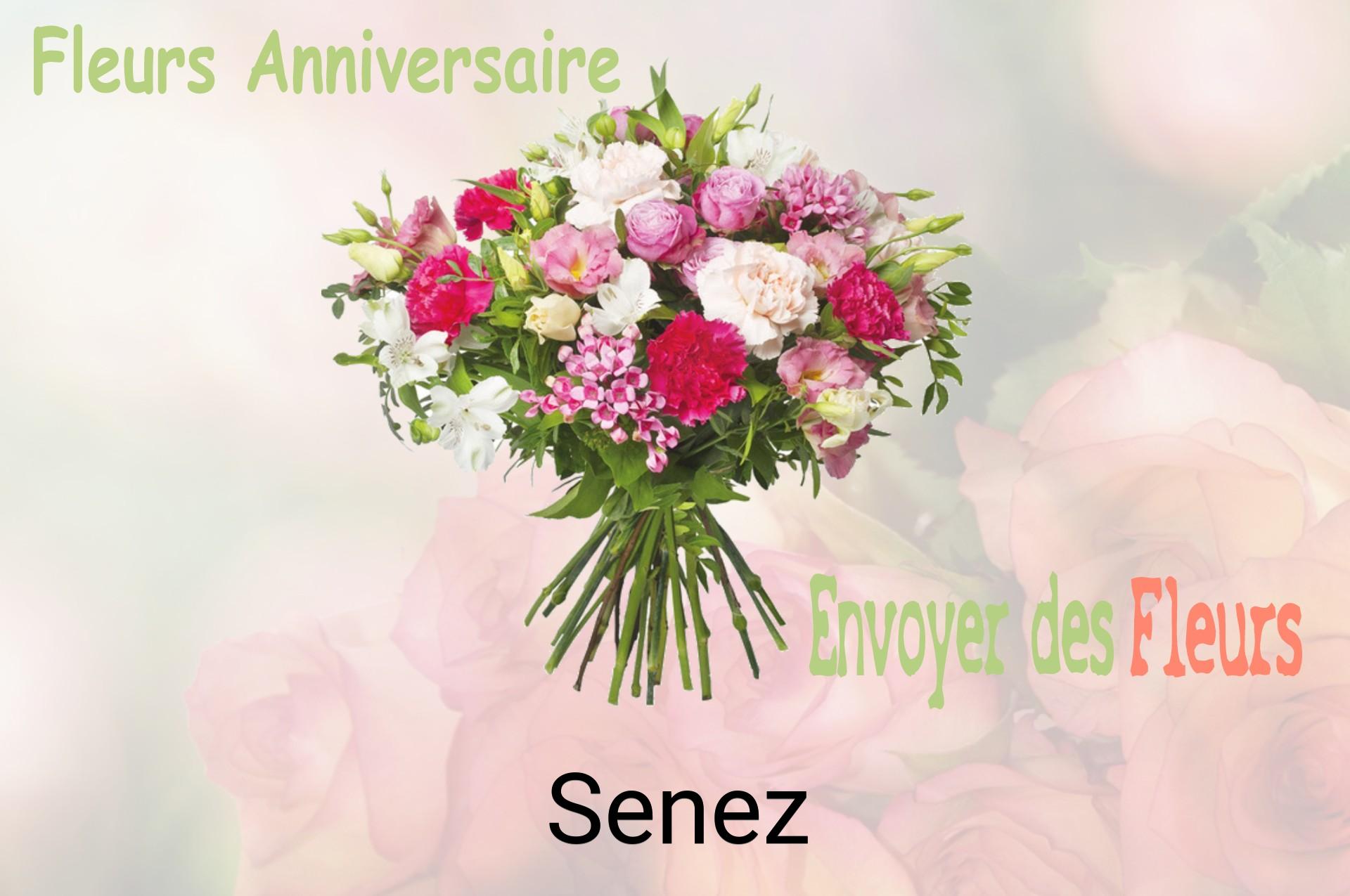Bouquet de fleurs d’anniversaire livré à Senez